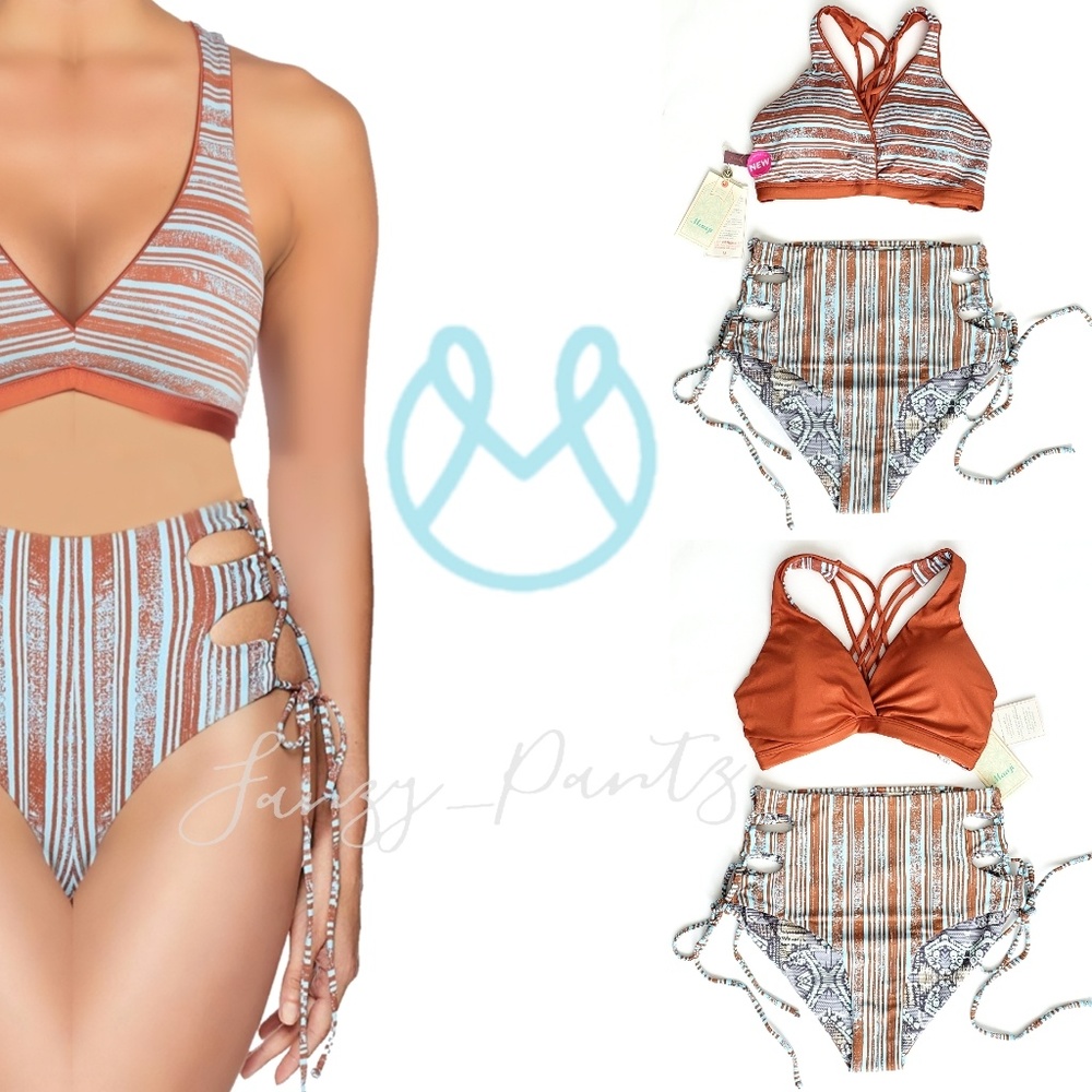 Maaji high waist bottoms tie side Breakfast Club L - Picture 8 of 8